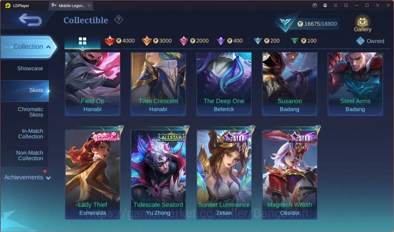 Mobile Legends: Bang Bang Accounts Global |Hero 61|Skin 95|Seasoned|Blazing Esmeralda image 13
