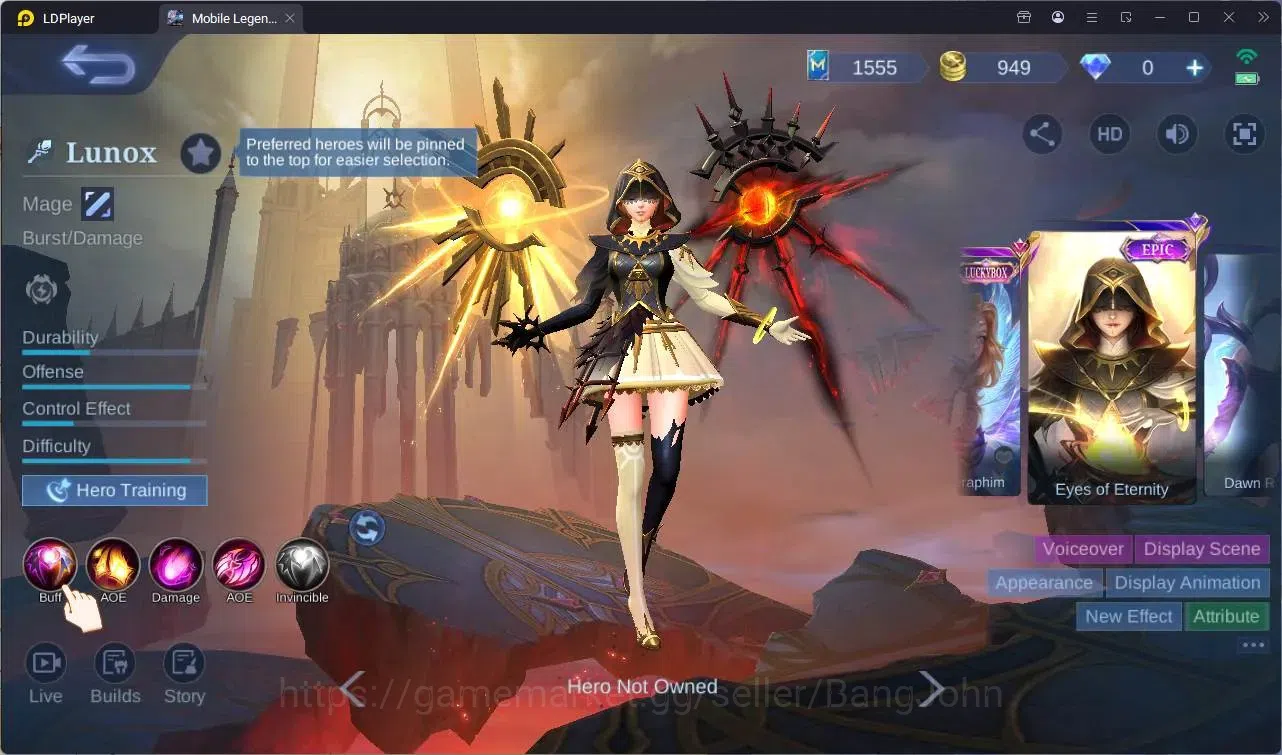 Mobile Legends: Bang Bang Accounts Global |Hero 61|Skin 95|Seasoned|Blazing Esmeralda image 20