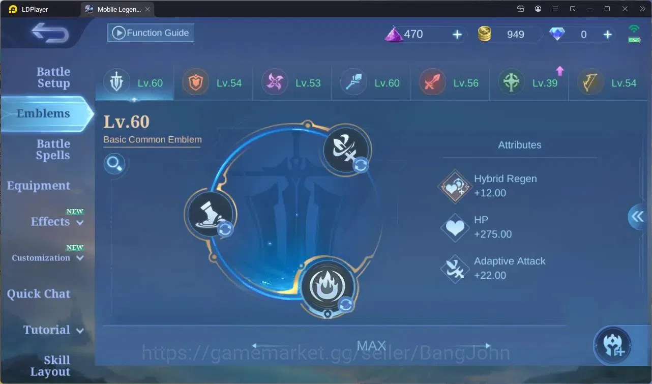Mobile Legends: Bang Bang Accounts Global |Hero 61|Skin 95|Seasoned|Blazing Esmeralda image 5