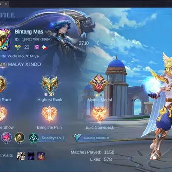 Mobile Legends: Bang Bang Collector Global |Hero 61|Skin 95|Seasoned|Blazing Esmeralda image 1