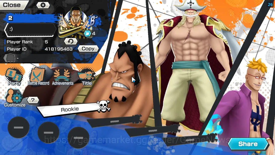 One Piece Bounty Rush Accounts Global|4 EX 1Max|[Borsalino],5Elder Saturn,GP Newg image 2