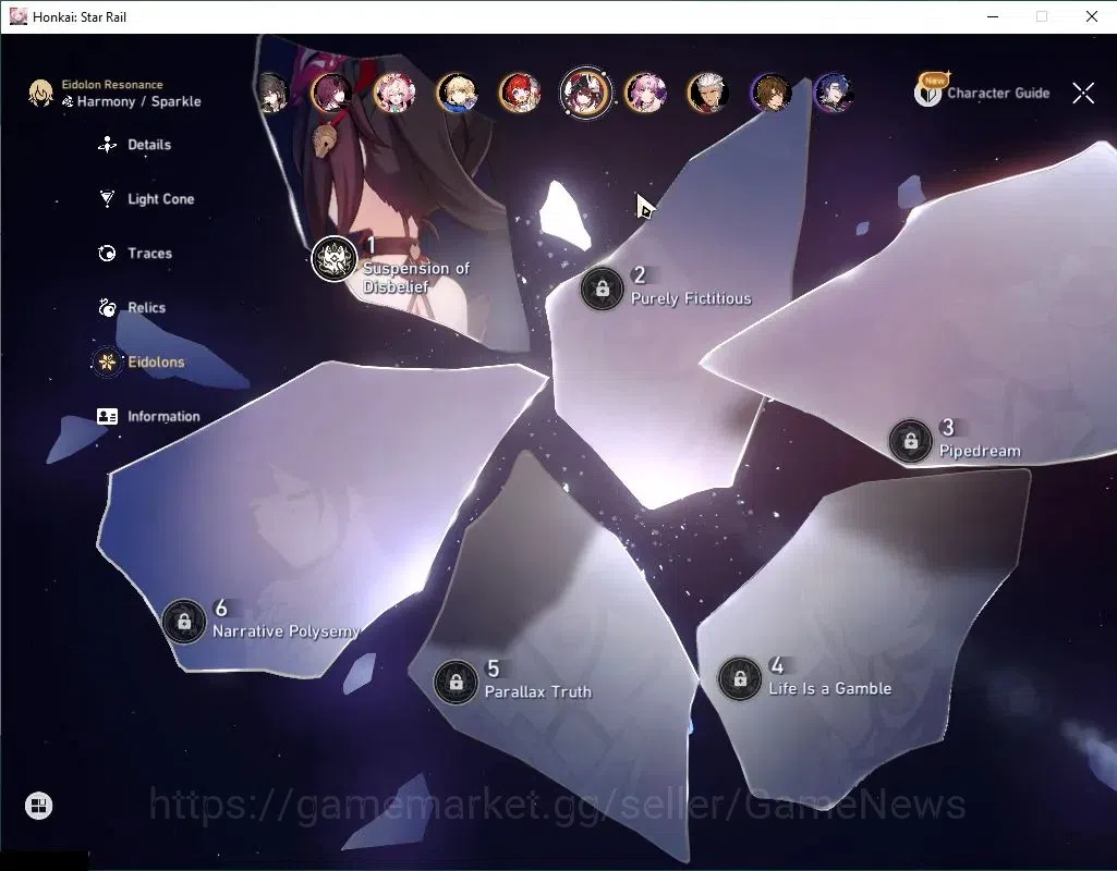 Honkai Star Rail Accounts Asia|TL 70|Premium Phainon|17 Limited|[Hysilens,Ar image 5