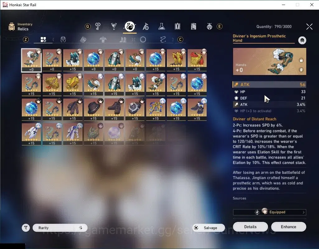 Honkai Star Rail Accounts Asia|TL 70|Premium Phainon|17 Limited|[Hysilens,Ar image 8