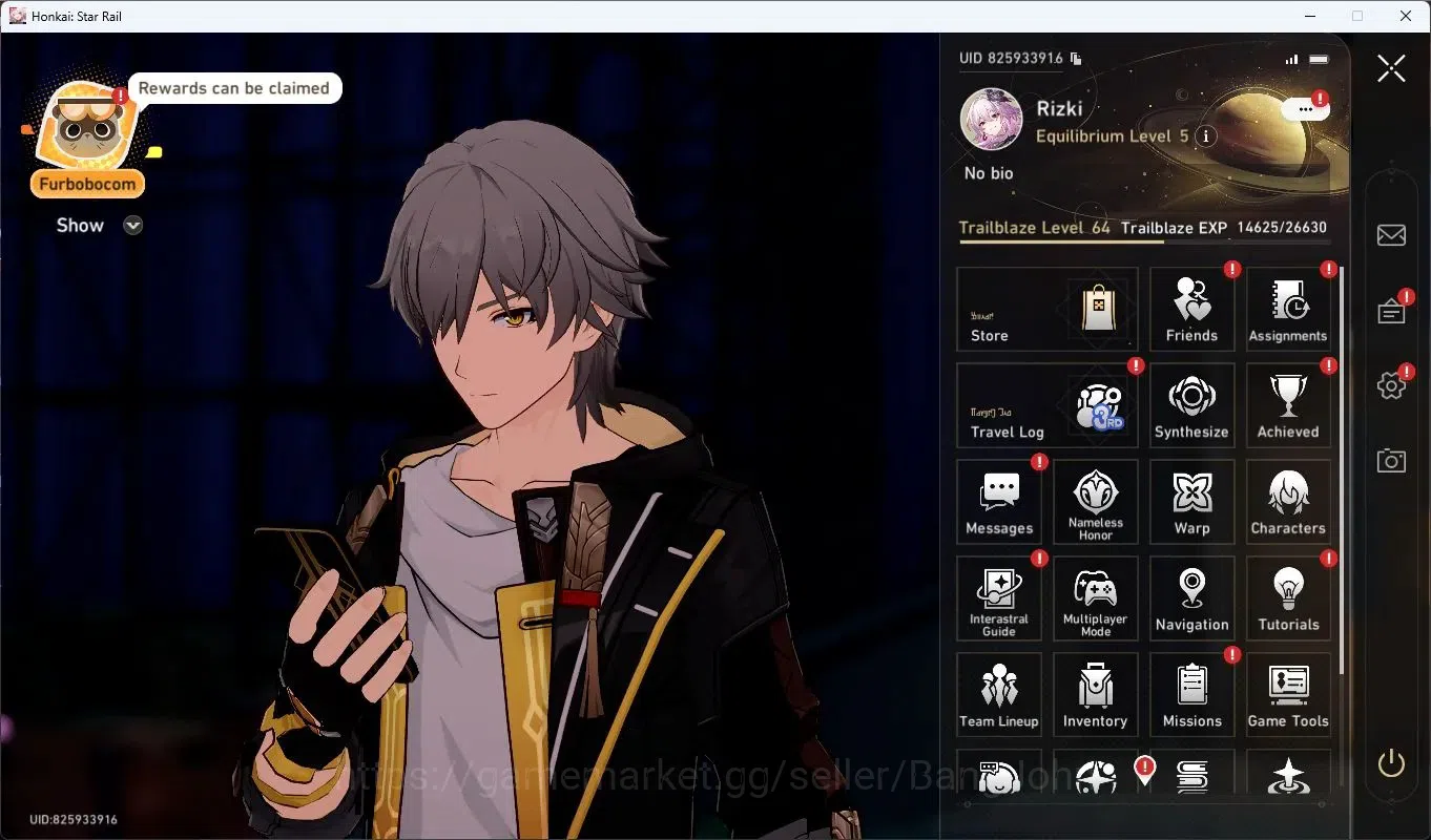 Honkai Star Rail Accounts ASIA|TL64|8 Limited|Evernight+Sign|Yao Guang+Sign| image 1