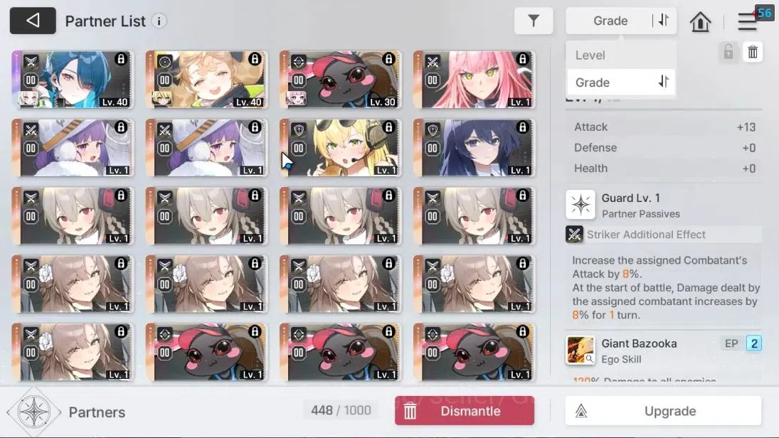 Chaos Zero Nightmare Accounts ASIA|Lv 52|5 SSR [HaidemarieM2+Sign, Diana,Tiphera image 7