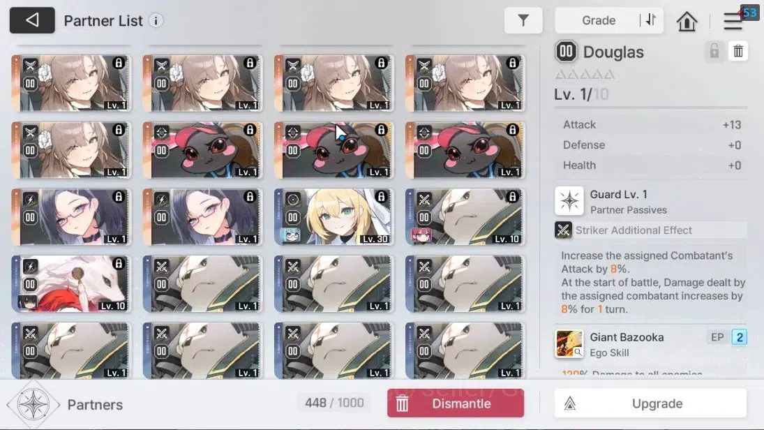 Chaos Zero Nightmare Accounts ASIA|Lv 52|5 SSR [HaidemarieM2+Sign, Diana,Tiphera image 8