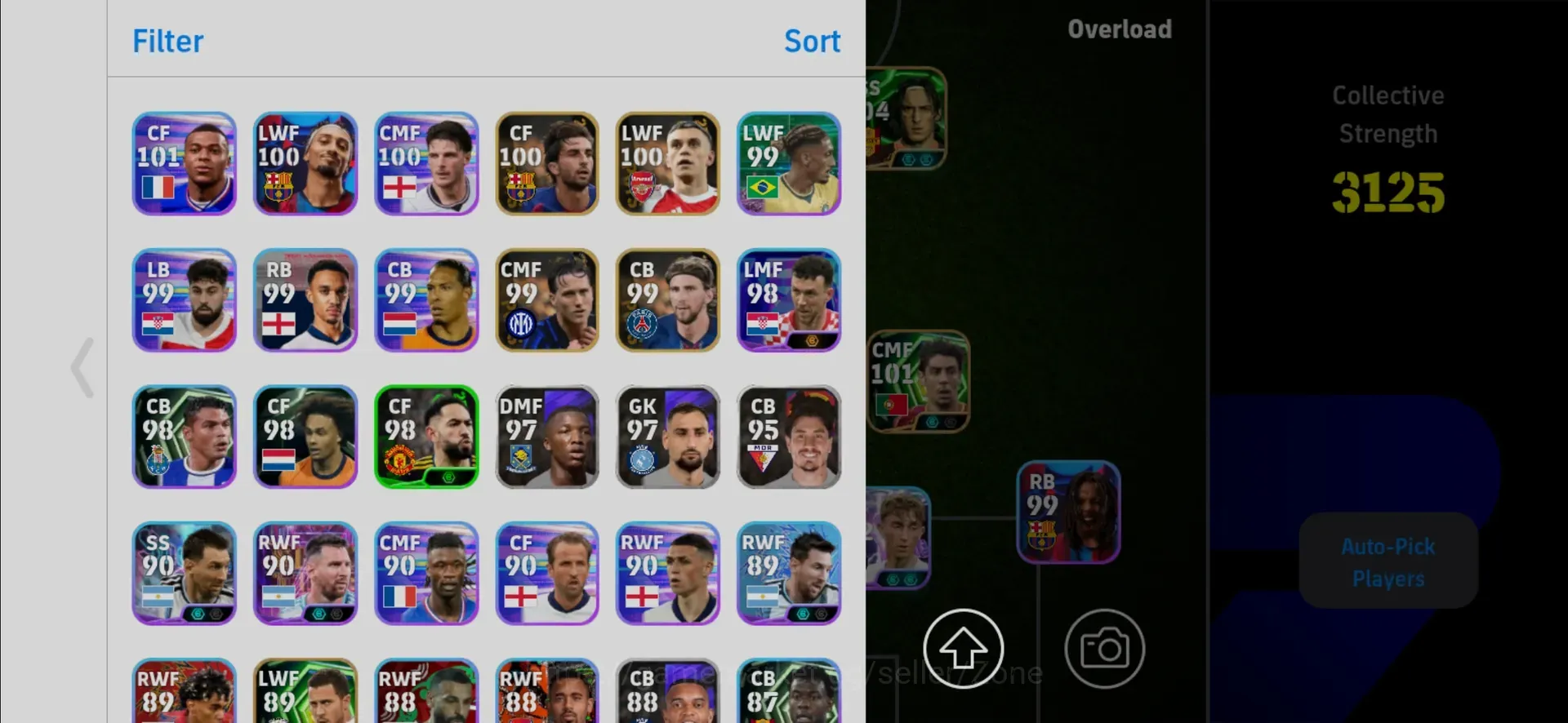eFootball アカウント チームパワー3245 Buy eFootball Accounts - Mobile | PW 3125 | Epic El-Hadji Diouf