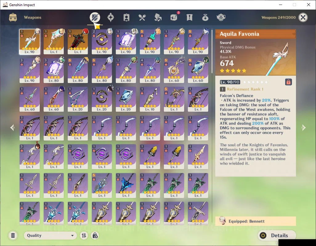 Genshin Impact Accounts ASIA|AR 58|11 Limited+3(*5Weapon)|Columbina,Skirk, image 13