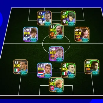 eFootball Accounts Legends & Iconic Players 7 MANAGER BOOSTER | COLECTIVE 3263+,BIGTIME MESSI LONG HAIR,FULL BOOSTER PAID