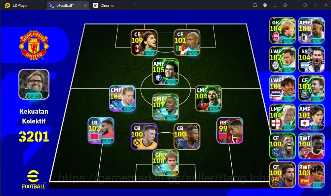 eFootball Accounts Legends & Iconic Players Android|PW 3201|BigT Ibrahimovic,Epic Cech,Epic Makalele,Epic Matthaus,Epic 1
