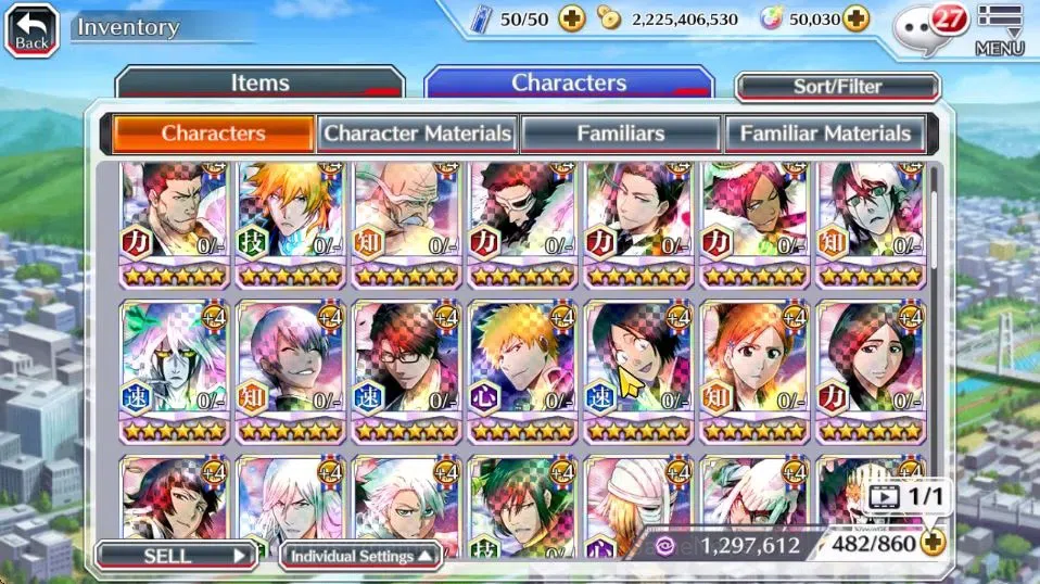 Bleach: Brave Souls Accounts [GLOBAL]50K Orb|2 New Renewed Ichigo,Rukia 10th An image 10