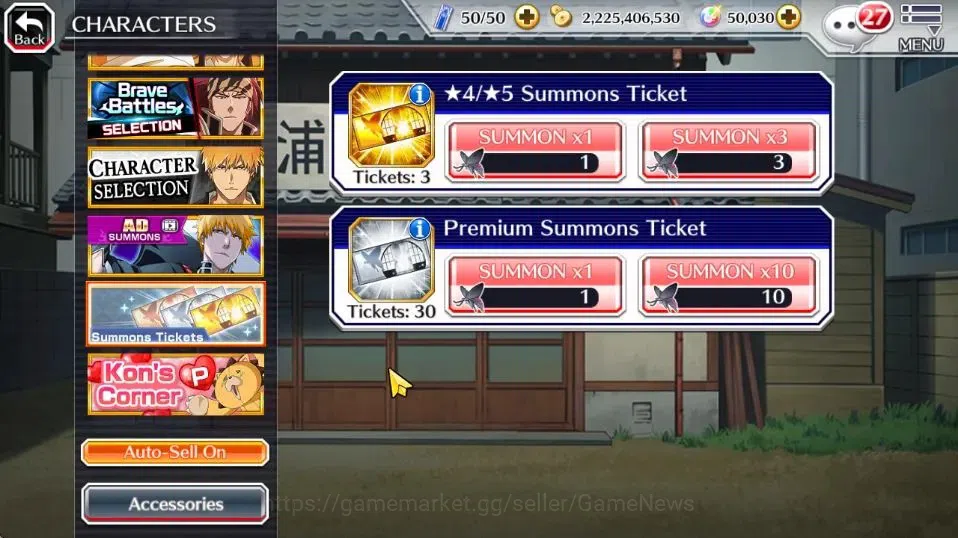 Bleach: Brave Souls Accounts [GLOBAL]50K Orb|2 New Renewed Ichigo,Rukia 10th An image 15