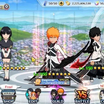 Bleach: Brave Souls High-End [GLOBAL]50K Orb|2 New Renewed Ichigo,Rukia 10th An image 1