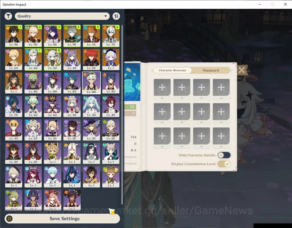 Genshin Impact Accounts ASIA|AR 55|8 Limited +3(*5 Weapon)|Neuvilette,Arle image 1