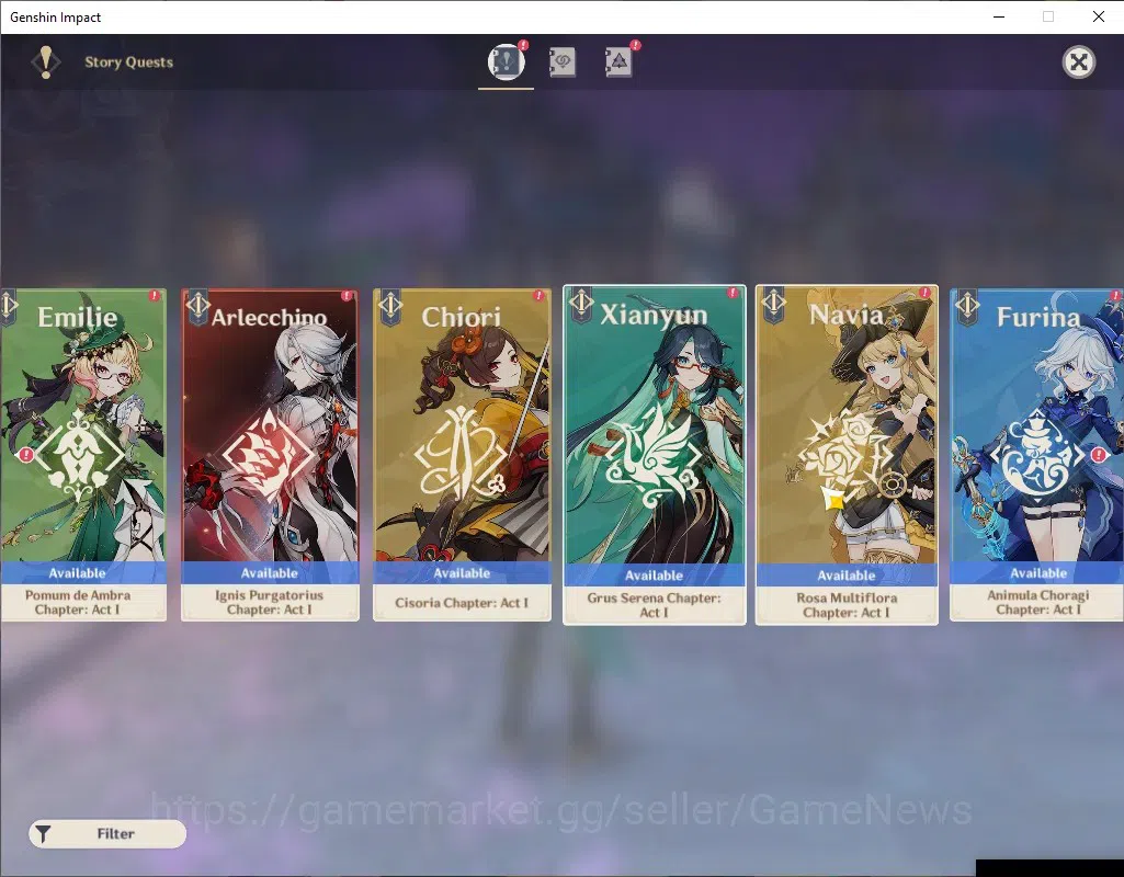 Genshin Impact Accounts ASIA|AR 55|8 Limited +3(*5 Weapon)|Neuvilette,Arle image 16