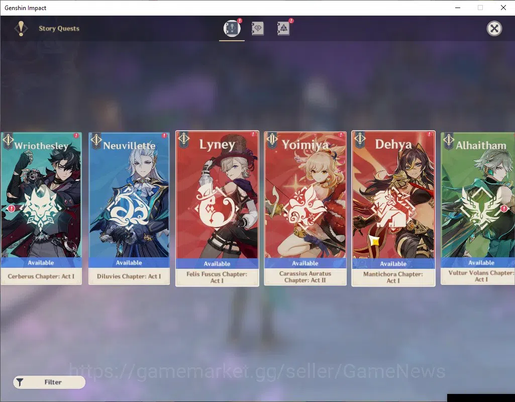 Genshin Impact Accounts ASIA|AR 55|8 Limited +3(*5 Weapon)|Neuvilette,Arle image 17