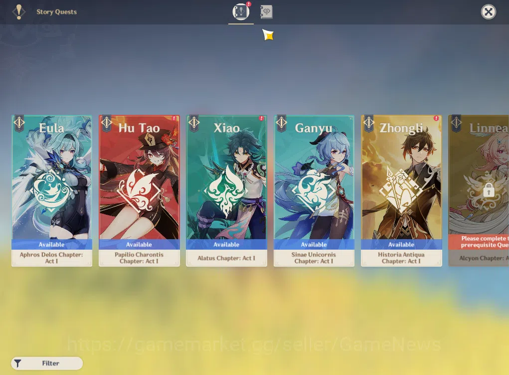Genshin Impact Accounts ASIA|AR48|6Limited+2(*5Weapon)|Mavuika,Flin,Varka, image 16
