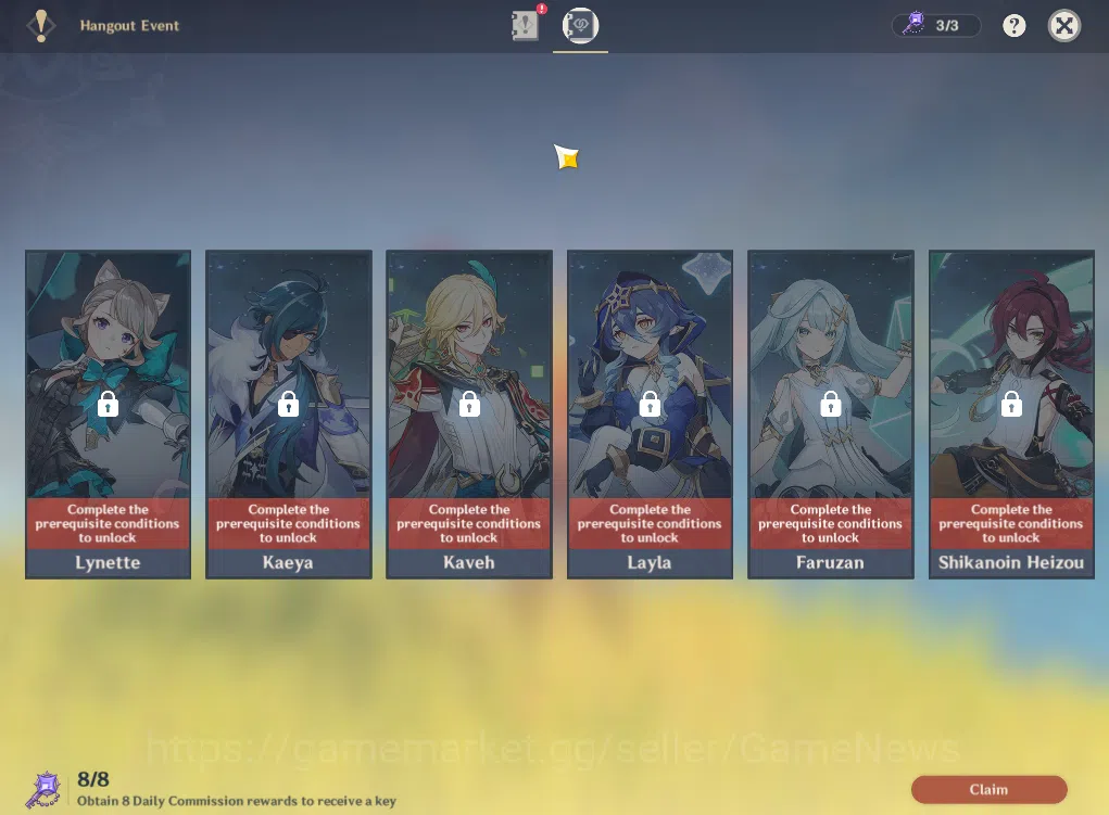 Genshin Impact Accounts ASIA|AR48|6Limited+2(*5Weapon)|Mavuika,Flin,Varka, image 17