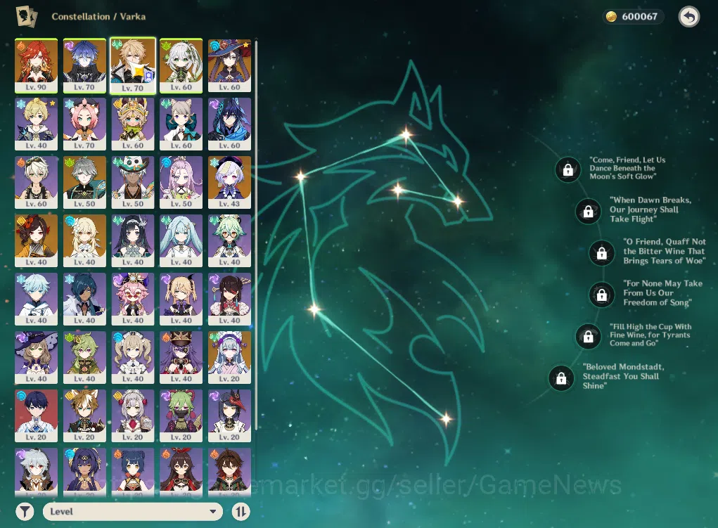 Genshin Impact Accounts ASIA|AR48|6Limited+2(*5Weapon)|Mavuika,Flin,Varka, image 5