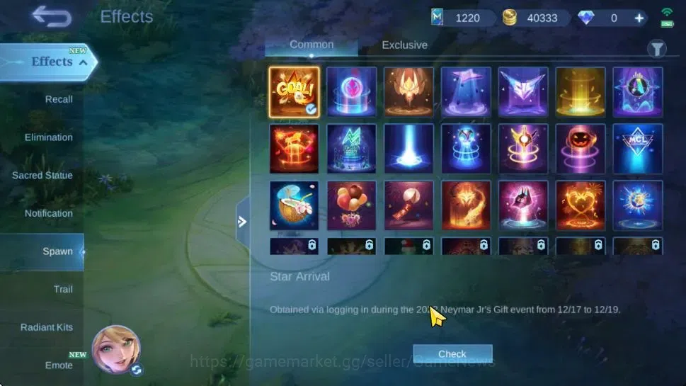 Mobile Legends: Bang Bang Accounts Hero 107|Skin 155|CC Nata,Pace Fanny,Venom[Grock,G image 18