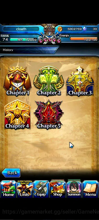 Grand Summoners Accounts Global|Rank 74|15 Asc+ 4 TW|[Sayaka,Chloe,Kyoko,Sa image 18