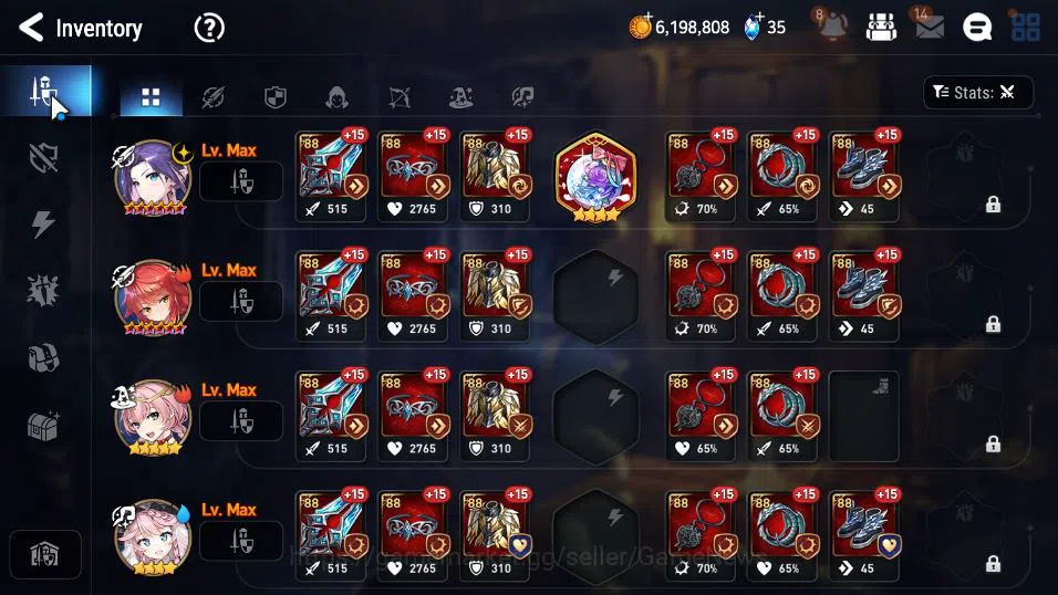 Epic Seven Accounts GLOBAL Unverif|New Era|2 ML(LOTScales,Death Dealer image 13