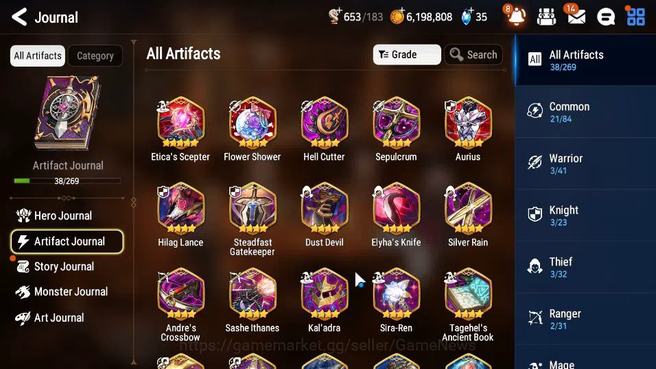 Epic Seven Accounts GLOBAL Unverif|New Era|2 ML(LOTScales,Death Dealer image 15