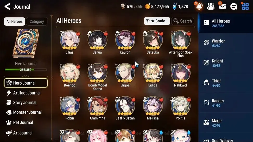 Epic Seven Accounts High-End ASIA Verif|37 ML(Notos,ScholNurse Yulha,BArunka,GRas,Belian,etc)+Ab Fumyr,Stark|AUTO W|SPed 301 12