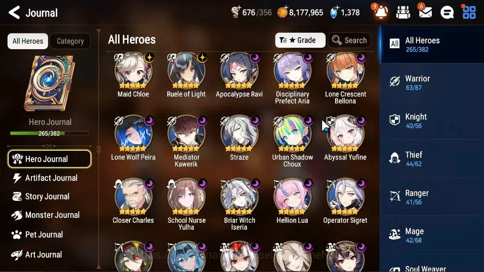 Epic Seven Accounts High-End ASIA Verif|37 ML(Notos,ScholNurse Yulha,BArunka,GRas,Belian,etc)+Ab Fumyr,Stark|AUTO W|SPed 301 9