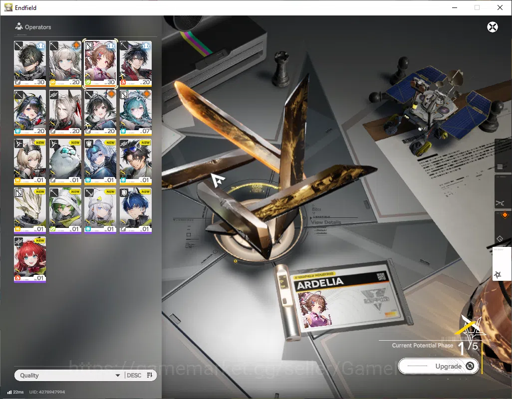 Arknights: Endfield Accounts ASIA|Lv 18|SSR3(1Limit)+4(*6 Weapon)|[TangTang+Sig image 4