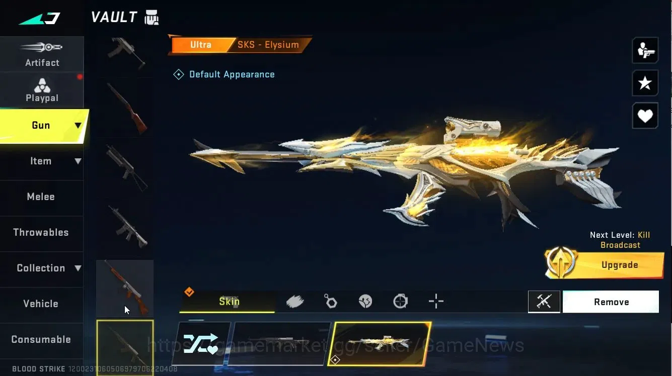 Blood Strike Accounts ASIA|ULTRA SKS-Elysium,Crate-Fallen Star|Legendary image 7