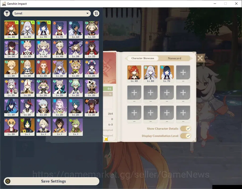 Genshin Impact Accounts Asia|AR 46|3 Limited + 1 (*5 Weapon)| Mavuika + Si image 2