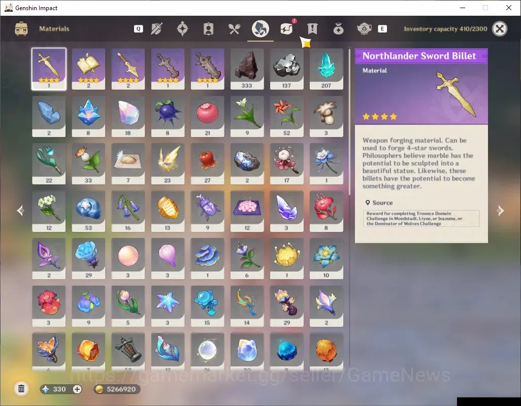 Genshin Impact Accounts Asia|AR 46|3 Limited + 1 (*5 Weapon)| Mavuika + Si image 7