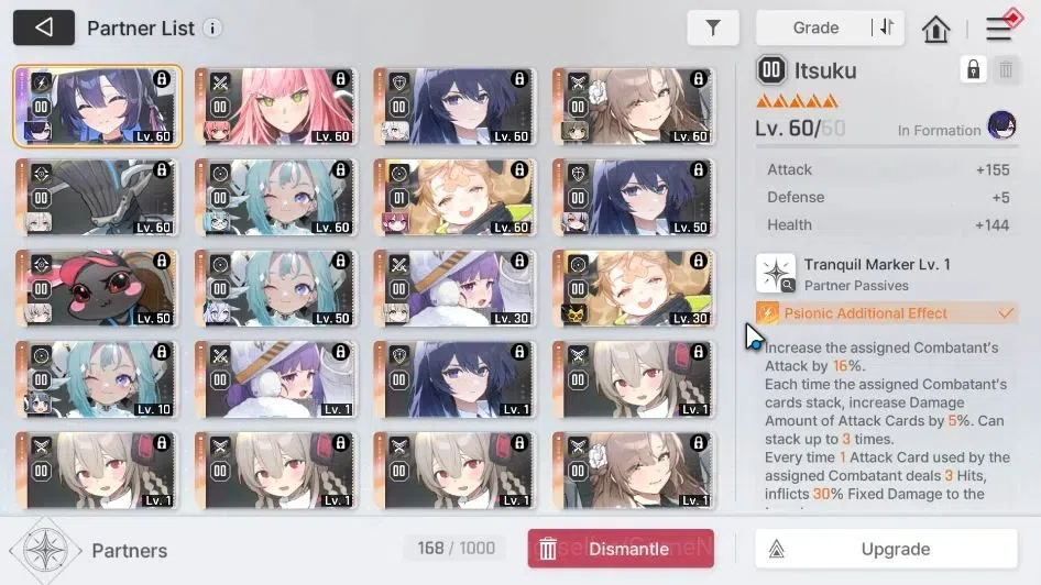 Chaos Zero Nightmare Accounts ASIA|Lv 56|3,6K Crys|14 SSR[Chizuru+Sign,NineM2,Se image 10
