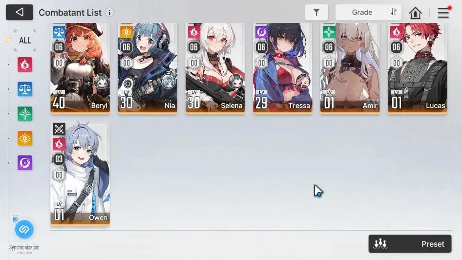 Chaos Zero Nightmare Accounts ASIA|Lv 56|3,6K Crys|14 SSR[Chizuru+Sign,NineM2,Se image 5