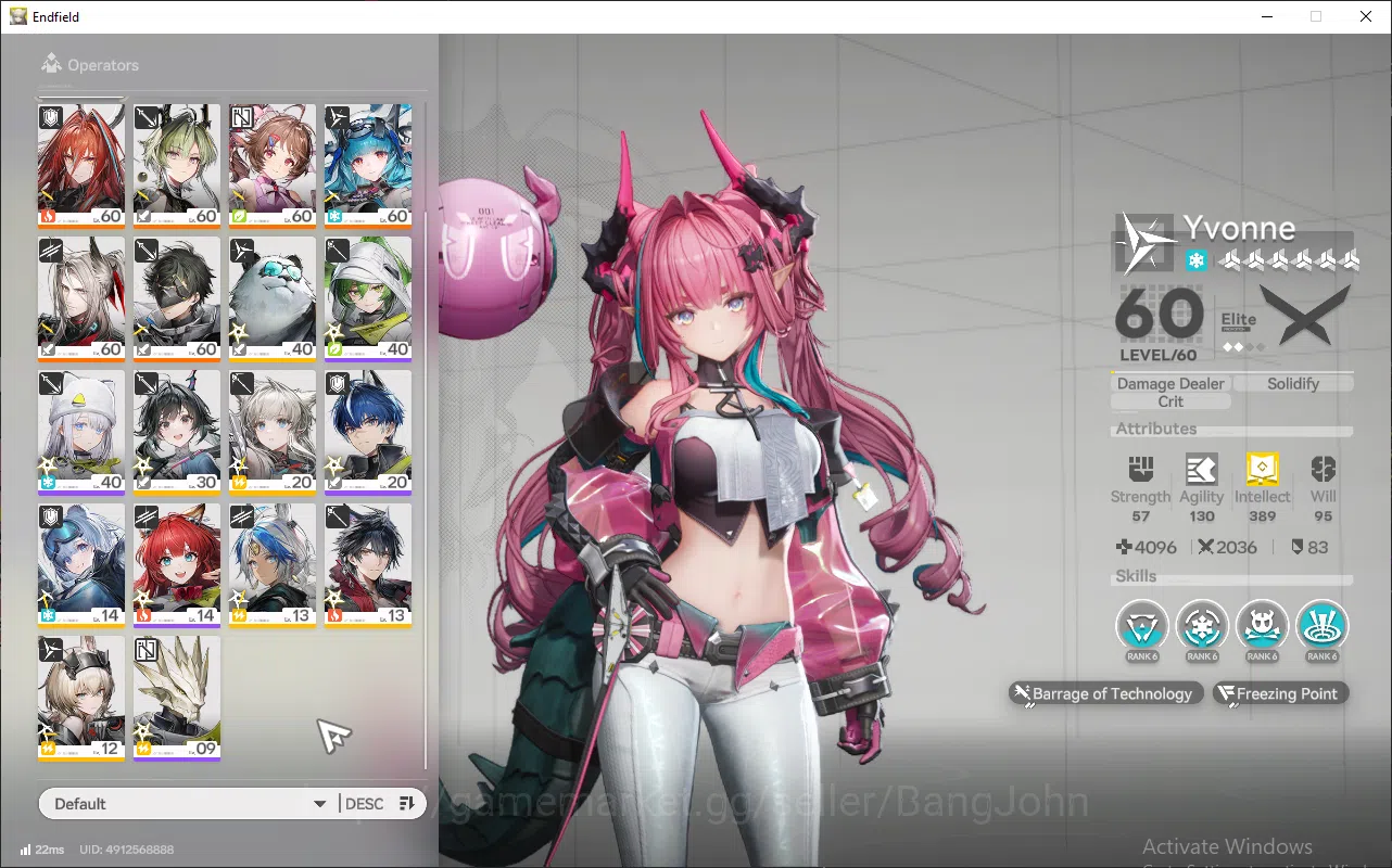 Arknights: Endfield Accounts ASIA | lv 56, ember, Yvonne, last rite, Ardelia, p image 15