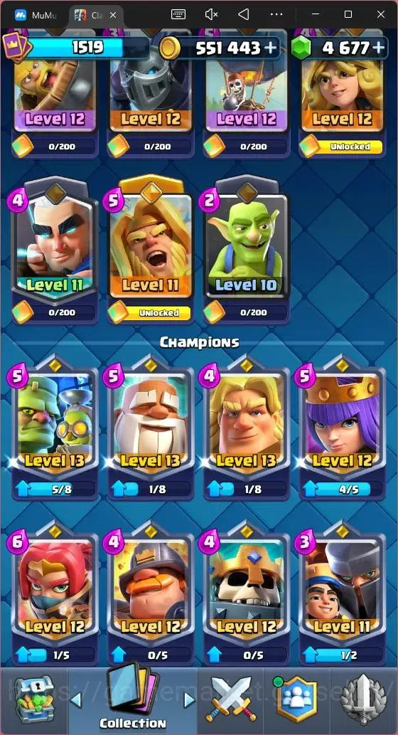 Clash Royale Accounts High-End CL 1519 |KTL 14|Trophy 10183|Card 121|1 MAX|1 L15|6 Hero|9 EVO|8 Champ|Arena 25 (Lumberlovr 10