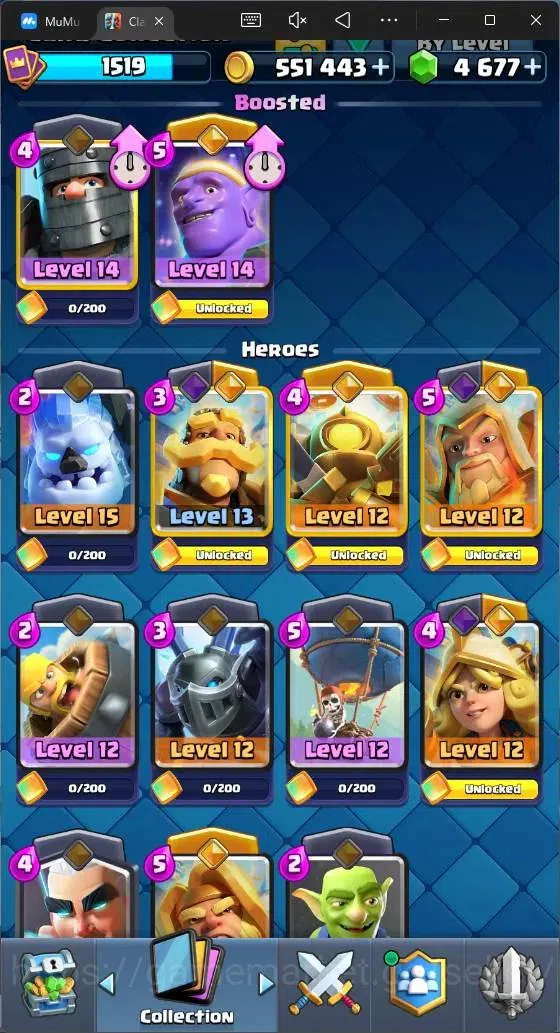 Clash Royale Accounts High-End CL 1519 |KTL 14|Trophy 10183|Card 121|1 MAX|1 L15|6 Hero|9 EVO|8 Champ|Arena 25 (Lumberlovr 11
