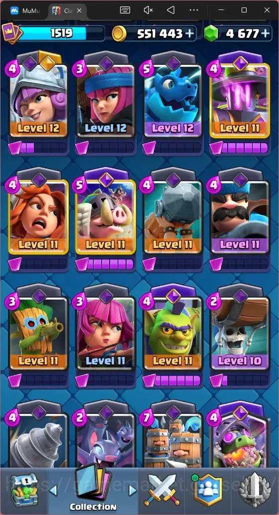 Clash Royale Accounts High-End CL 1519 |KTL 14|Trophy 10183|Card 121|1 MAX|1 L15|6 Hero|9 EVO|8 Champ|Arena 25 (Lumberlovr 12