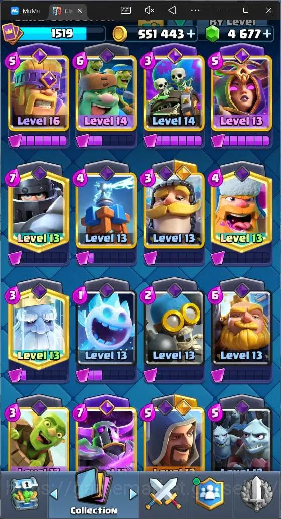 Clash Royale Accounts High-End CL 1519 |KTL 14|Trophy 10183|Card 121|1 MAX|1 L15|6 Hero|9 EVO|8 Champ|Arena 25 (Lumberlovr 14