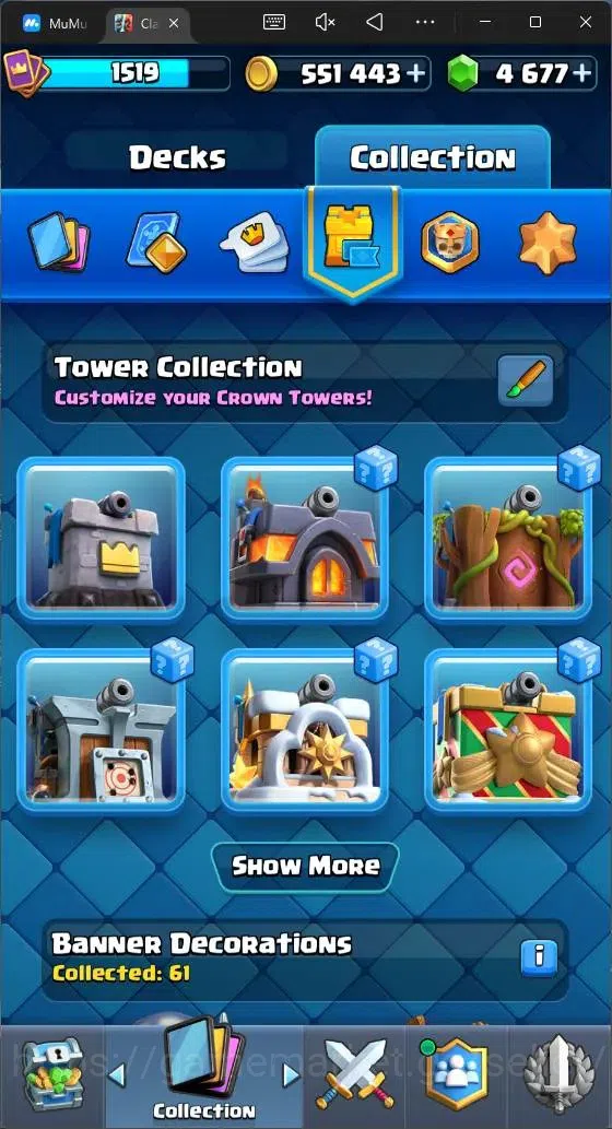 Clash Royale Accounts High-End CL 1519 |KTL 14|Trophy 10183|Card 121|1 MAX|1 L15|6 Hero|9 EVO|8 Champ|Arena 25 (Lumberlovr 5