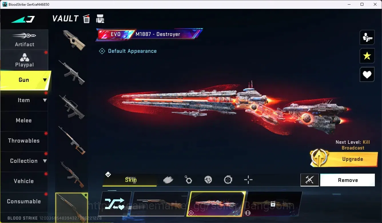 Blood Strike Accounts ASIA |1 Evo: M1887-Destroyer | 1 Epic - Changing C image 2