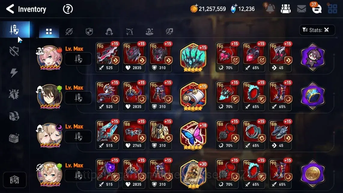Epic Seven Accounts Limited Hero GLOBAL Unverif|New Era|11 ML(Shepherd Dark Diene,RnL,Har setti)+Abyss Fumyr|Epic Road 16