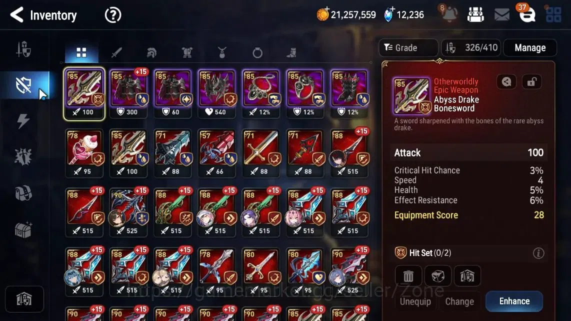 Epic Seven Accounts Limited Hero GLOBAL Unverif|New Era|11 ML(Shepherd Dark Diene,RnL,Har setti)+Abyss Fumyr|Epic Road 17