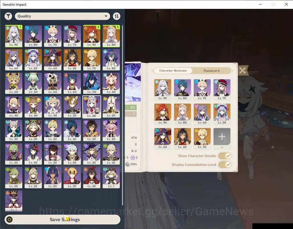 Genshin Impact Accounts ASIA|AR 55|3 Limited + 1 (*5Weapon)|Skirk+Sign,Mav image 1