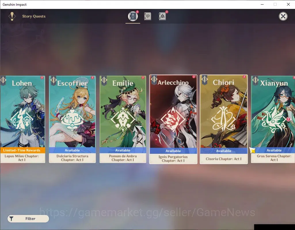 Genshin Impact Accounts ASIA|AR 55|3 Limited + 1 (*5Weapon)|Skirk+Sign,Mav image 10