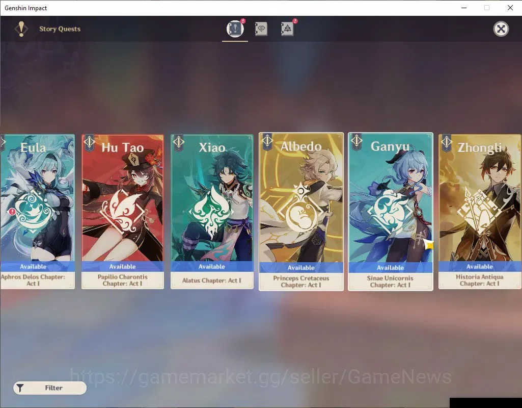 Genshin Impact Accounts ASIA|AR 55|3 Limited + 1 (*5Weapon)|Skirk+Sign,Mav image 13