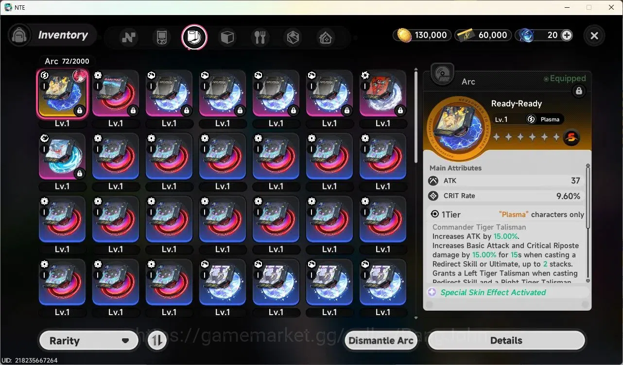 Neverness to Everness Accounts NA|Starter LVL 3, Nanally, 8 Char, MC male, Select image 8