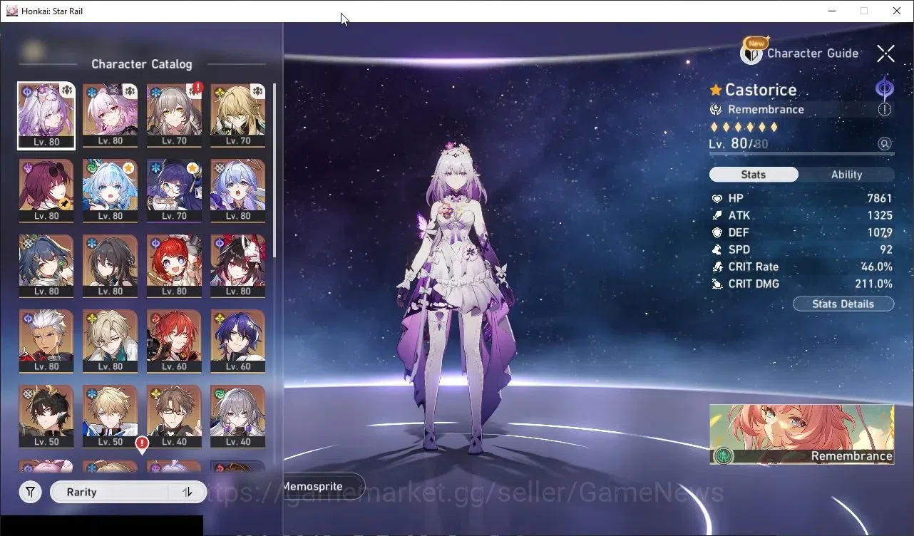 Honkai Star Rail Accounts Starter ASIA|1 GC|TL 69|15 Limited|(Yunli,Sparkle)+Sign 1