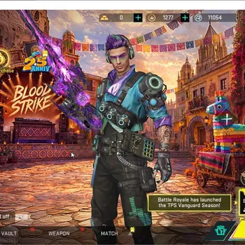 Blood Strike Accounts Rare Skin ASIA|EVO SPD-Reaper Lv4|Melee ULTRA BUTTERFLY KNIFE-SYNTHWAVE|4